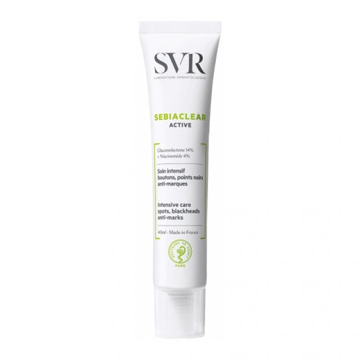 SVR Laboratoires Sebiaclear Active Cream, 40 Ml Anti-marks Care, Spots, Blackheads
