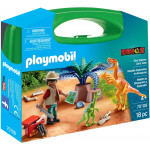 Playmobil Dino Explorer, Large 18 Pcs Carry Case
