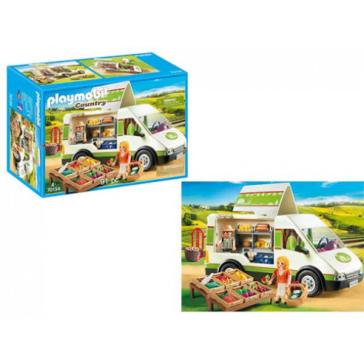 Playmobil Mobile Farm Market 91 Pcs For Children