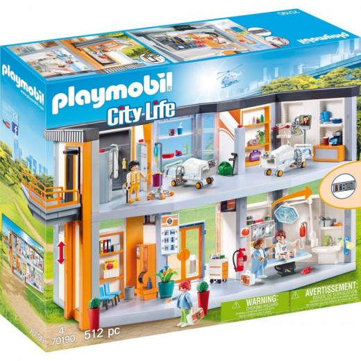 Playmobil Large Hospital 512 Pcs For Children