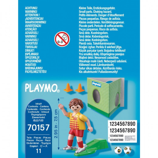 Playmobil Soccer Player With Goal 11 Pcs For Children