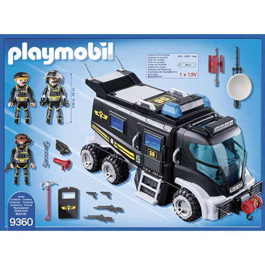 Playmobil Tactical Unit Truck For Children