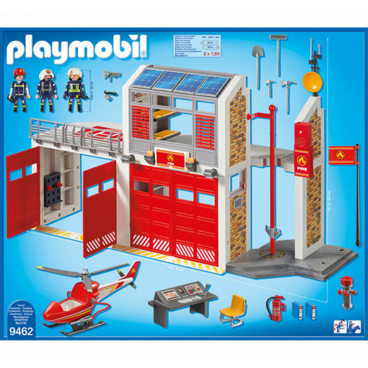 Playmobil Fire Station For Children