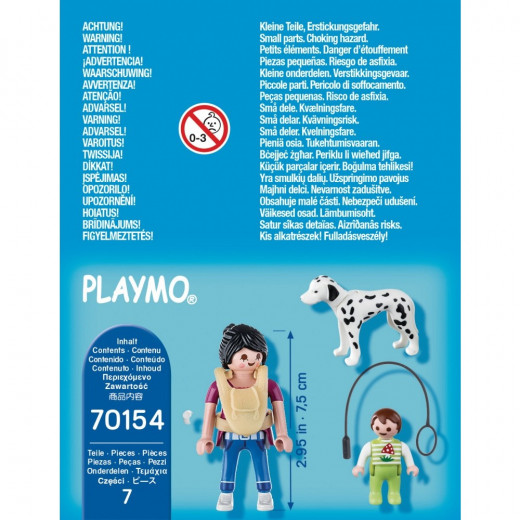 Playmobil Mother With Baby And Dog 7 Pcs For Children