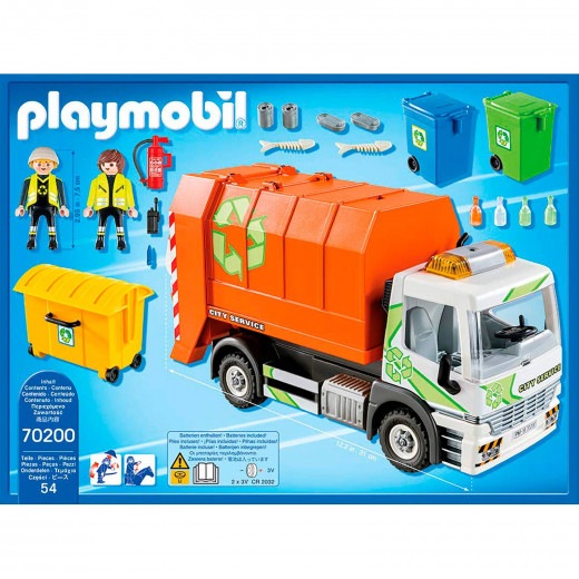 Playmobil Recycling Truck 54 Pcs For Children