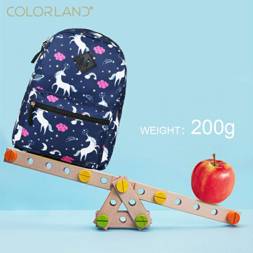 Colorland the Kids Backpack, Navy Sky Unicorn