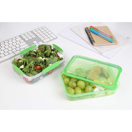Sistema To Go Rectangle Lunch Stack Box, 1.8L - Blue