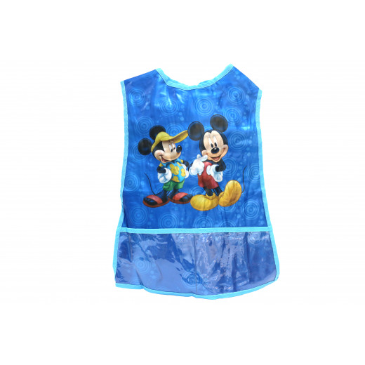 Wax Apron  for Artwork, Micky Mouse Design , Blue