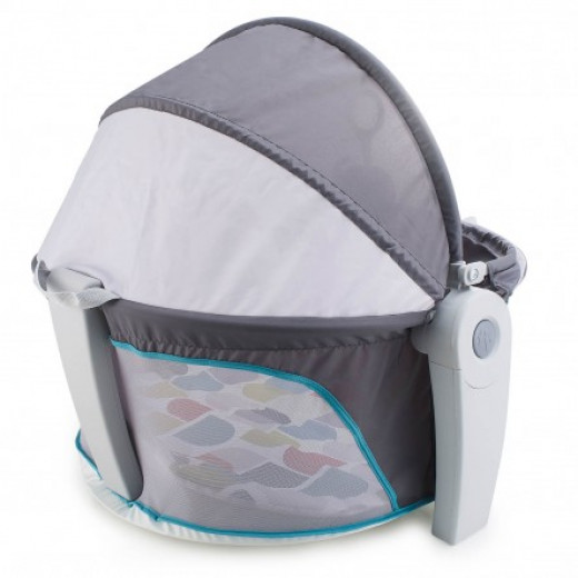 Fisher-Price On-The-Go Baby Dome, New-Born Baby Cot or Travel Bassinet