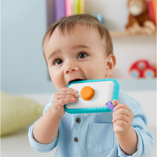 Fisher Price Selfie Fun Phone, Baby Rattle, Mirror and Teething Toy