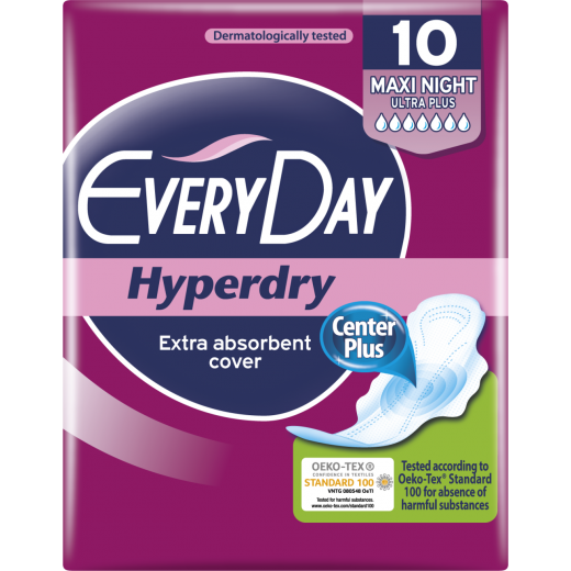 EveryDay - Hyperdry Pads (10 Pads / Maxi Night)