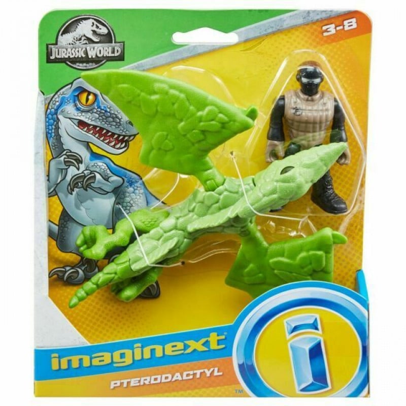 Imaginext Jurassic World Pterodactyl Dinosaur Swoopgrab Containment Agent Figure for sale online 