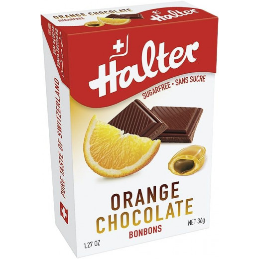 Halter Orange Chocolate Sugarfree Bonbons 40g