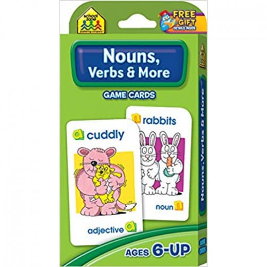 School Zone - Nouns, Verbs & More Game Cards
