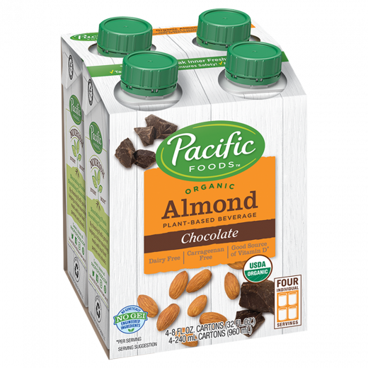Pacific Organic Almond Chocolate Single Serve 240ml