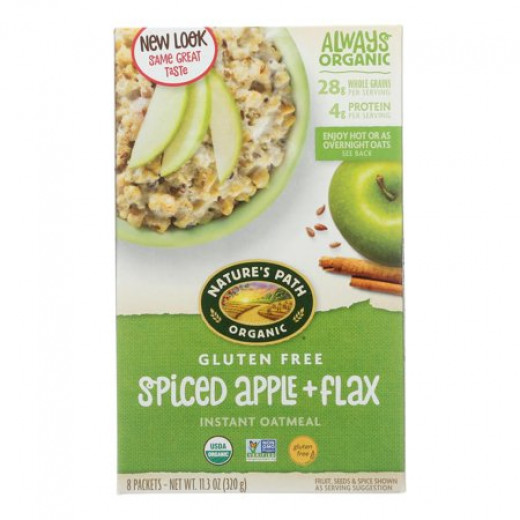 Natures Path Organic Gluten Free Hot Oatmeal Spiced Apple 320g
