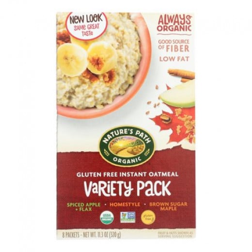 Natures Path Organic Gluten Free  Hot Oatmeal Variety Pack 320g