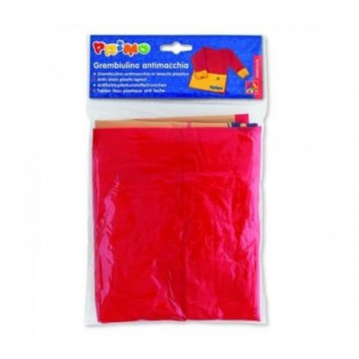 مريلة بلاستيك مضادة للبقع من بريمو للطلاء - احمر