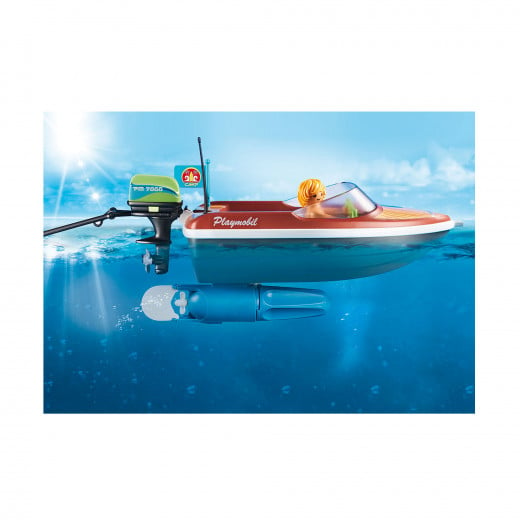 Playmobil - Speedboat with Tube Riders