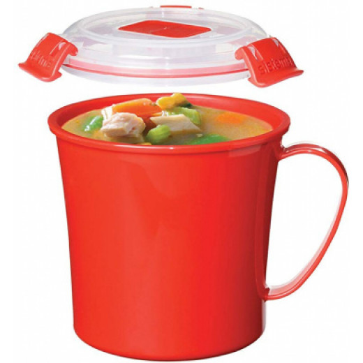 Sistema To Go Microwave Soup Mug - 656 ml, Orange