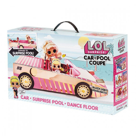 Car-pool Coupe With Doll Surprise Pool & Dance Floor