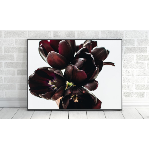 ExtraOrdinary Decorative Wood Framed Wall Art Prints, Mix Flower, A4 size