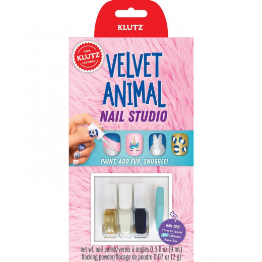 Klutz Velvet Animal Nail Studio
