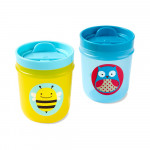 Skip Hop Two Zoo Tumbler Cups (Owl/ Bee)