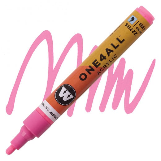 قلم أكريليك  2 مم لون  زهري من مولوتو