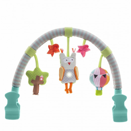 Taf Toys Musical Arch Owl For Toddler Infant Cot Pram Musicial Activity