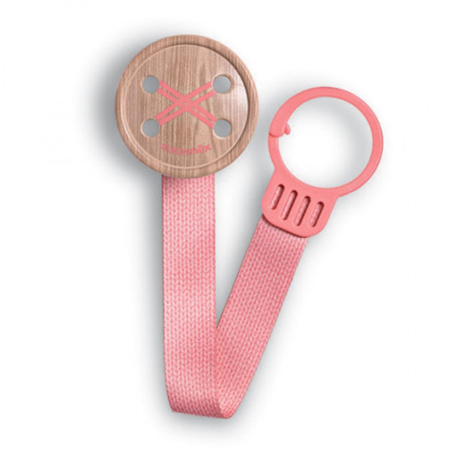 Suavinex Pacifier Soother Dummie Clip Holder Button - Pink