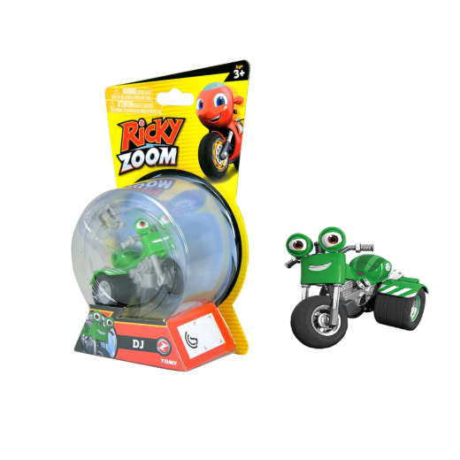Tomy Ricky Zoom Core 4 Scootio Whizzbang Toy Scooter 3-inch Action Figure, Green