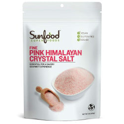 Sunfood Salt, Himalayan Pink, Fine 454g