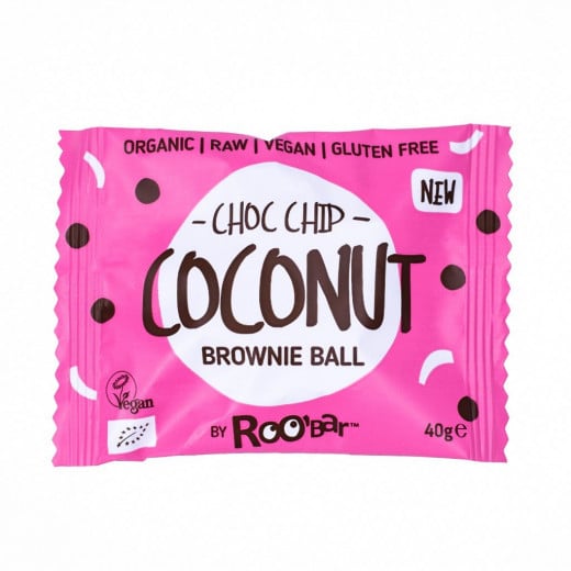 DRG Org GF Brownie Ball Coconut Choco Chip 40g