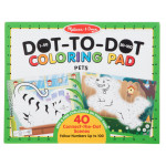 Melissa and Doug 123 Dot-to-Dot Coloring Pads - Pets