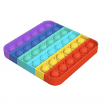 Chuckle & Roar Push Pop Bubble - Fidget Toy - Quadrat Rainbow