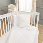Funna Baby Bed Set 8pcs Premium, White, 70 X 140 cm