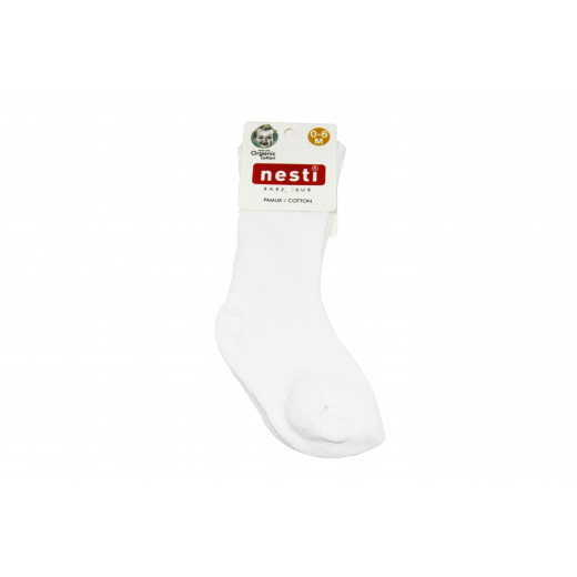 Pairs of Baby Socks 0-6m , White