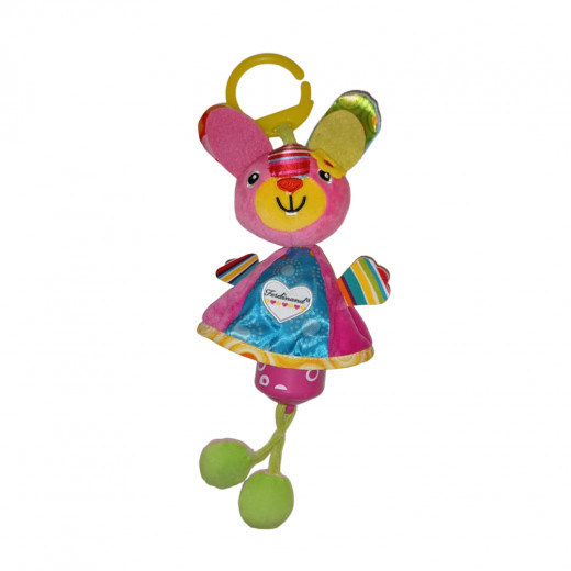 Ferdinand Wind Chime Clip on Toy for Stroller Crib Playmate, Cat