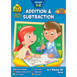 School Zone Addition & Subtraction Grade 1-2 , 32 pages