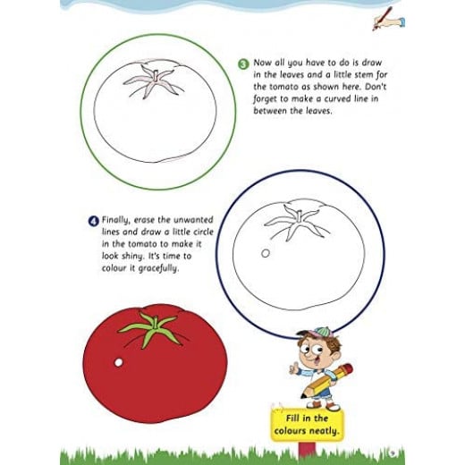 OM Kids- How to Draw Vegetables