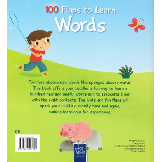 Yoyo Book, 100 Flaps to Learn: Words