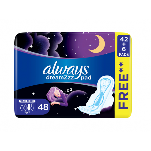 Always Pad Night Offer 48 Count