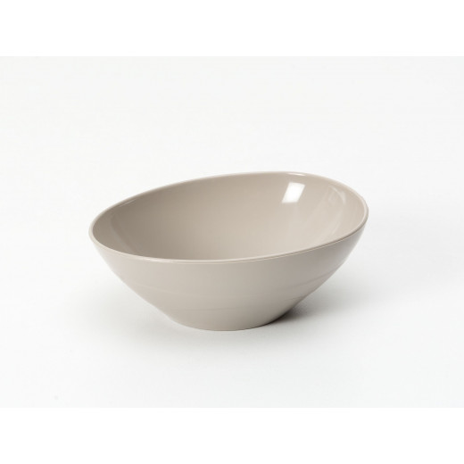 Madame Coco - Plastic Oval Bowl, Stone
