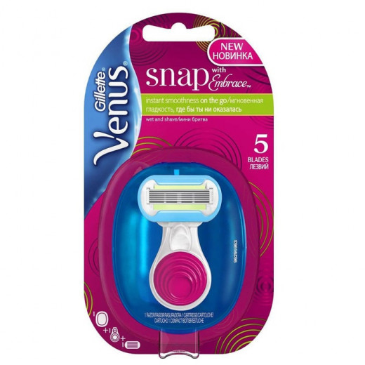 Gillette Venus Snap With Embrace Razor With 5 Blades