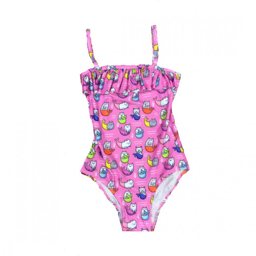Slipstop Swimsuit Pinky Jolly Girls From 4-5 Years