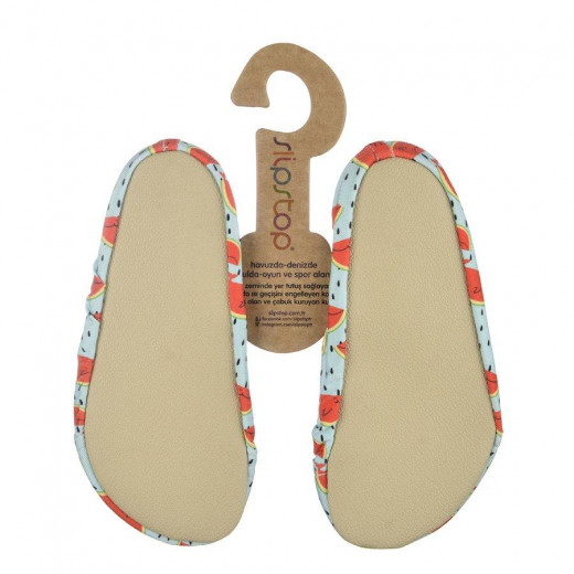 Slipstop Pool Shoes, Watermelon Design, Infant Size, 18-20