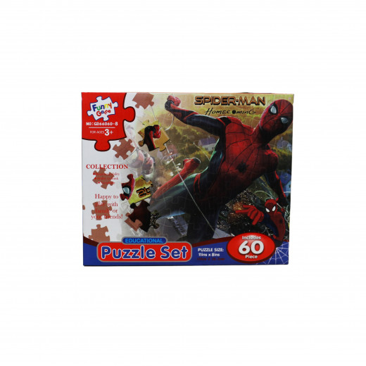 Funny Game Spider-Man Educational Puzzle Set 60 PCS