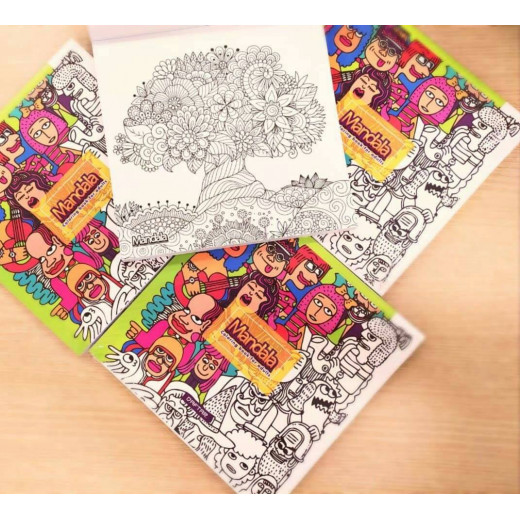 Mandalas Adult Coloring Book: shapes