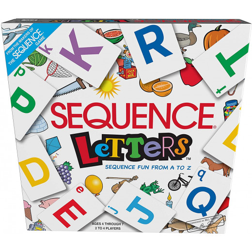 Sequence Letters, 2 to 4 Players, Sequence from A to Z